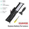 00HW027 Battery for Lenovo ThinkPad Yoga 370 X380 12 X260 SB10F46464 SB10F46465