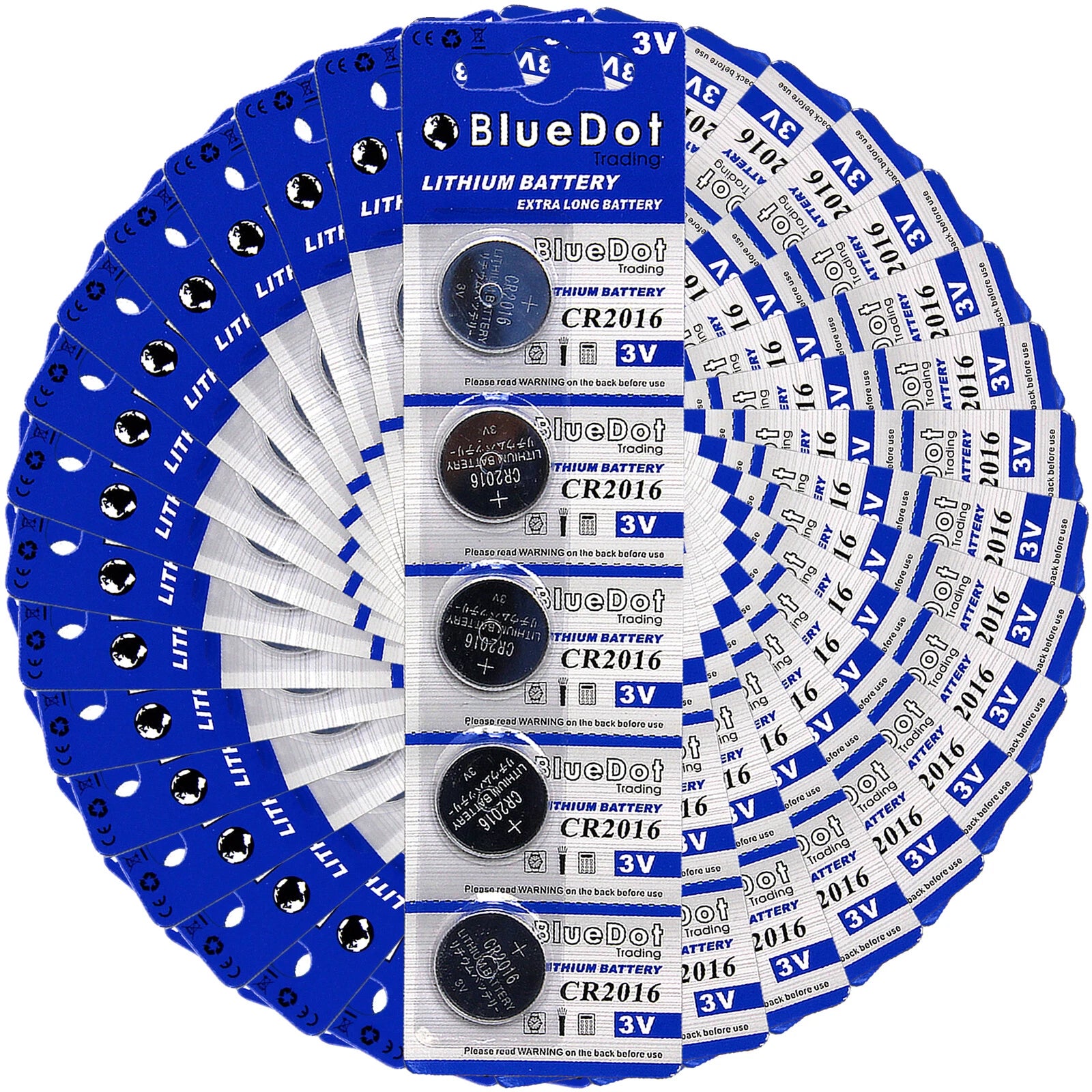 50 PC CR2016 CR 2016 DL2016 208-208 Lithium battery ~ Fast Shipping from USA