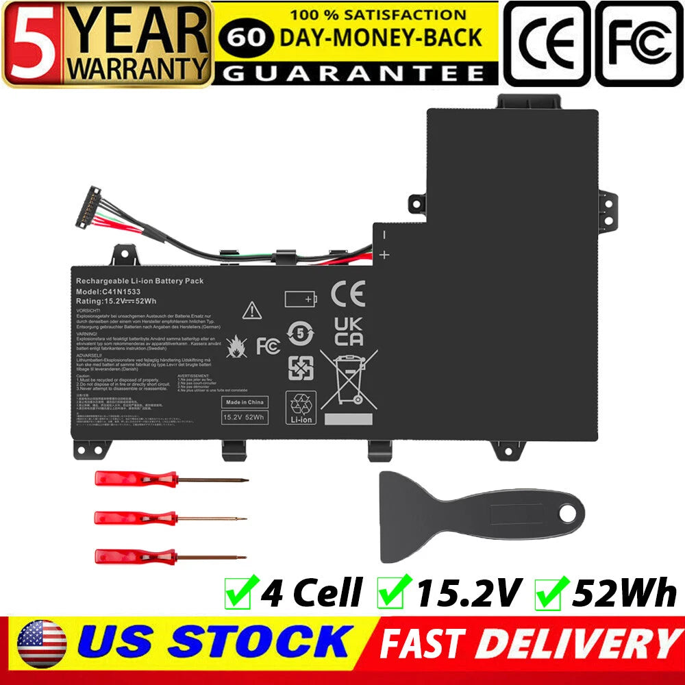 New C41N1533 battery for ASUS Q524U Q534U Q534UX-BHI7T19 akku battteria