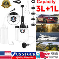 3L + 1L Car Brake Bleeder Tool Clutch Fluid Bleeding Kit Vacuum Pump Air Powered