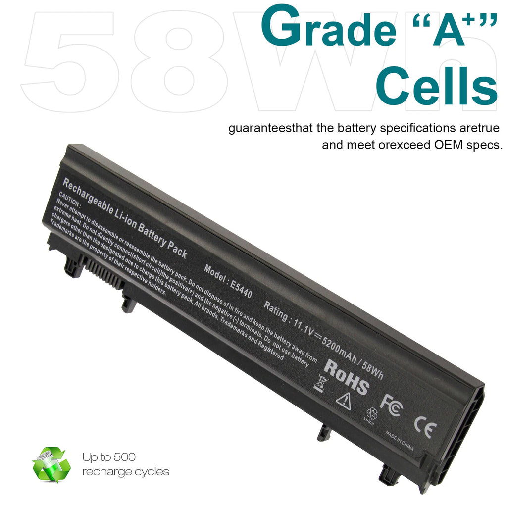 N5YH9 0M7T5F Spare Laptop Battery For Dell Latitude E5540 E5440 VJXMC VVONF
