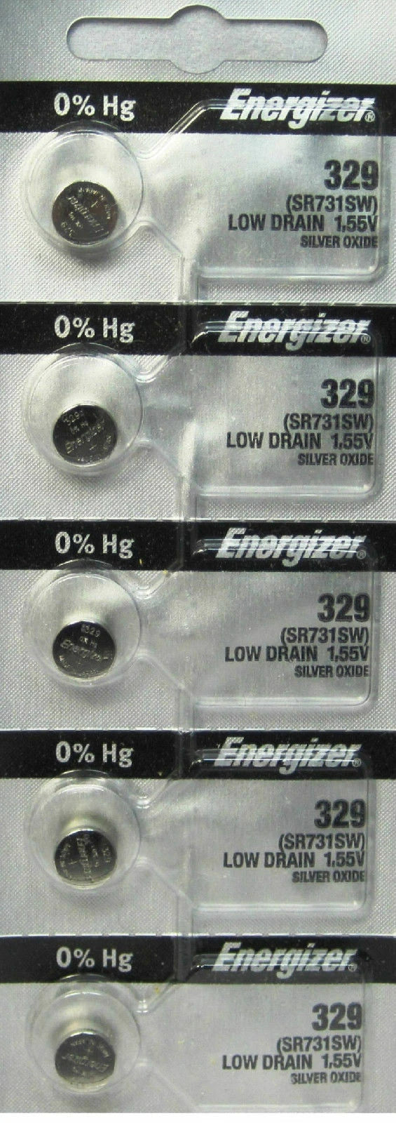 10 ENERGIZER 329 Batteries