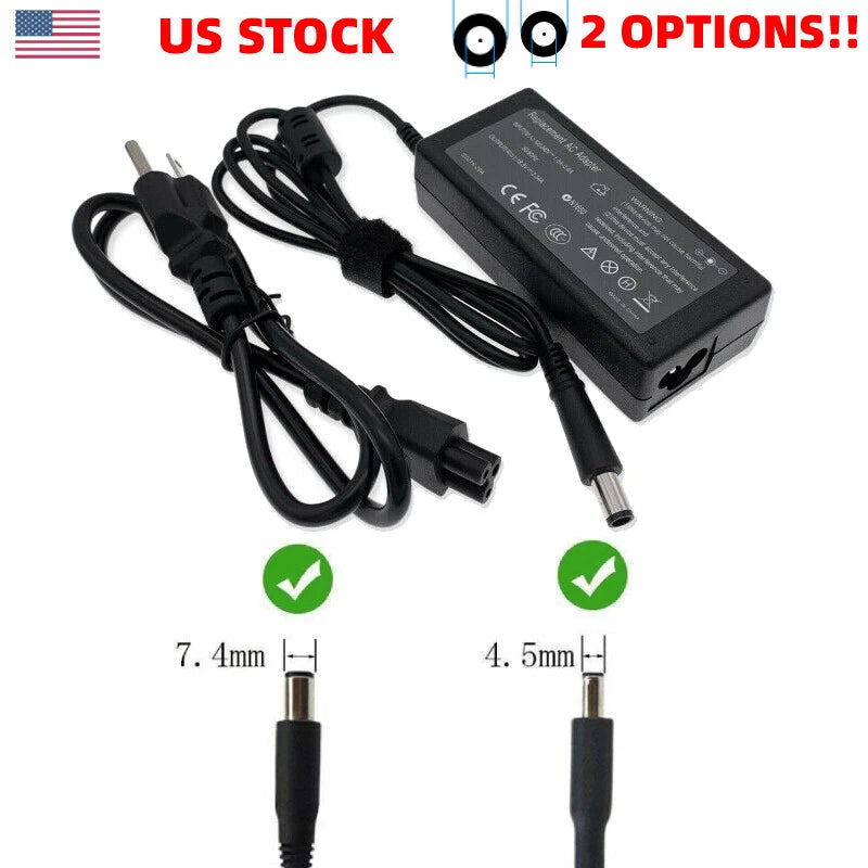 65W For Dell Inspiron 15 3000 5000 7000 Series Laptop Power Supply Charger FAST