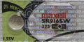 4 Maxell 373 Button Cell 1.55V Batteries