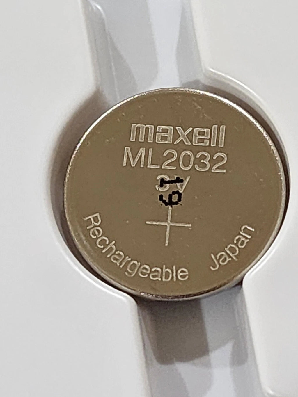 2 pc ML2032 ML 2032 3v RECHARGEABLE LITHIUM BATTERY MANUFACTURED 02/2024