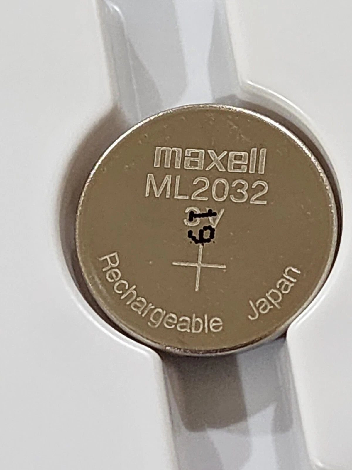 2 pc ML2032 ML 2032 3v RECHARGEABLE LITHIUM BATTERY MANUFACTURED 02/2024