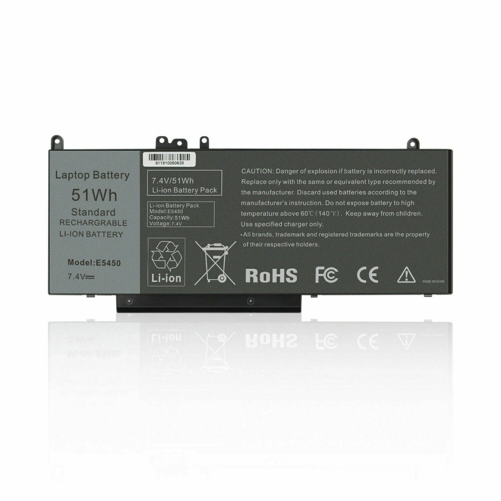 New Battery RYXXH G5M10 For Dell Latitude 3160 E5250 E5450 E5550 WYJC2 8V5GX