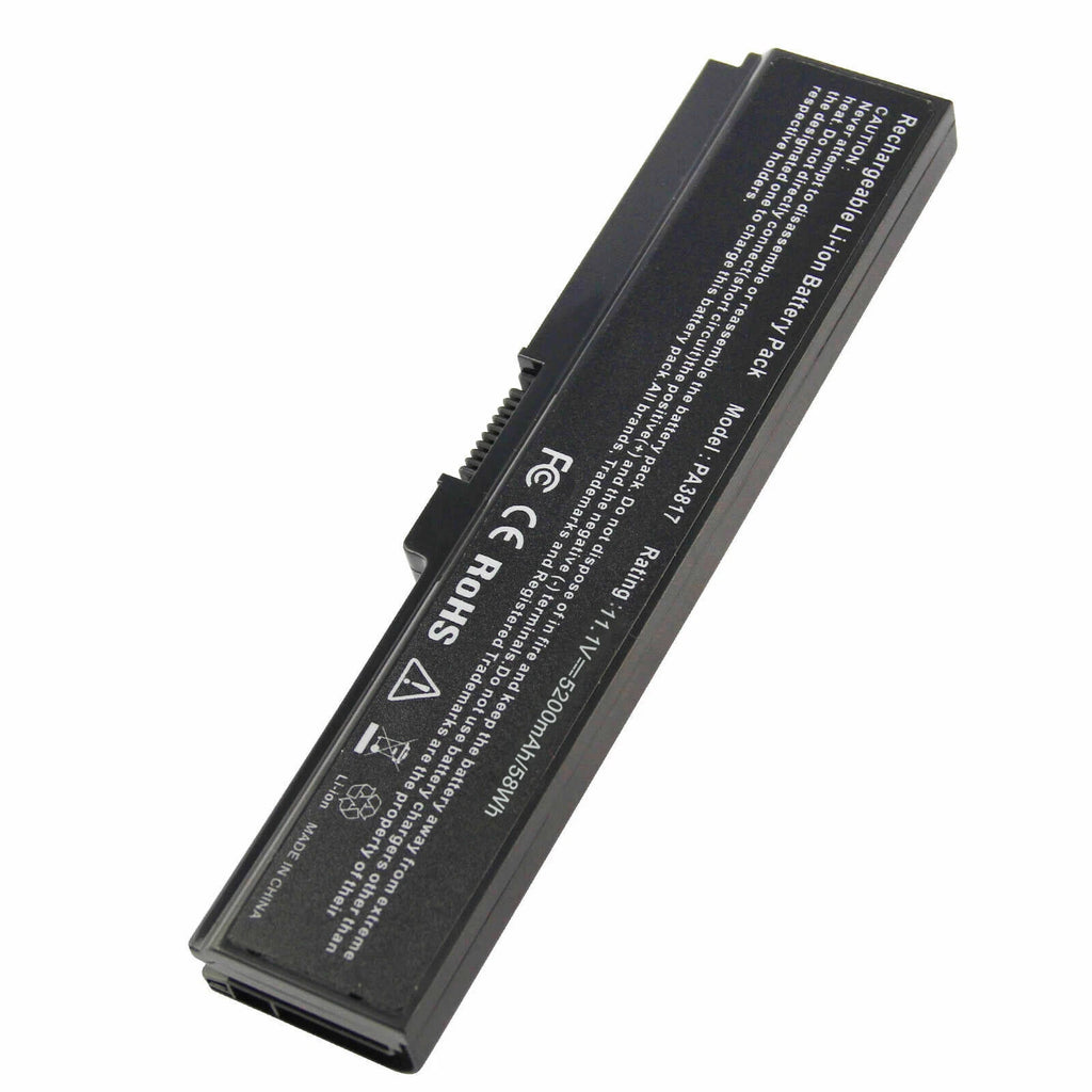Laptop Battery for Toshiba PA3817U-1BRS 10.8V Li-ion 48WH 6 Cell Computer