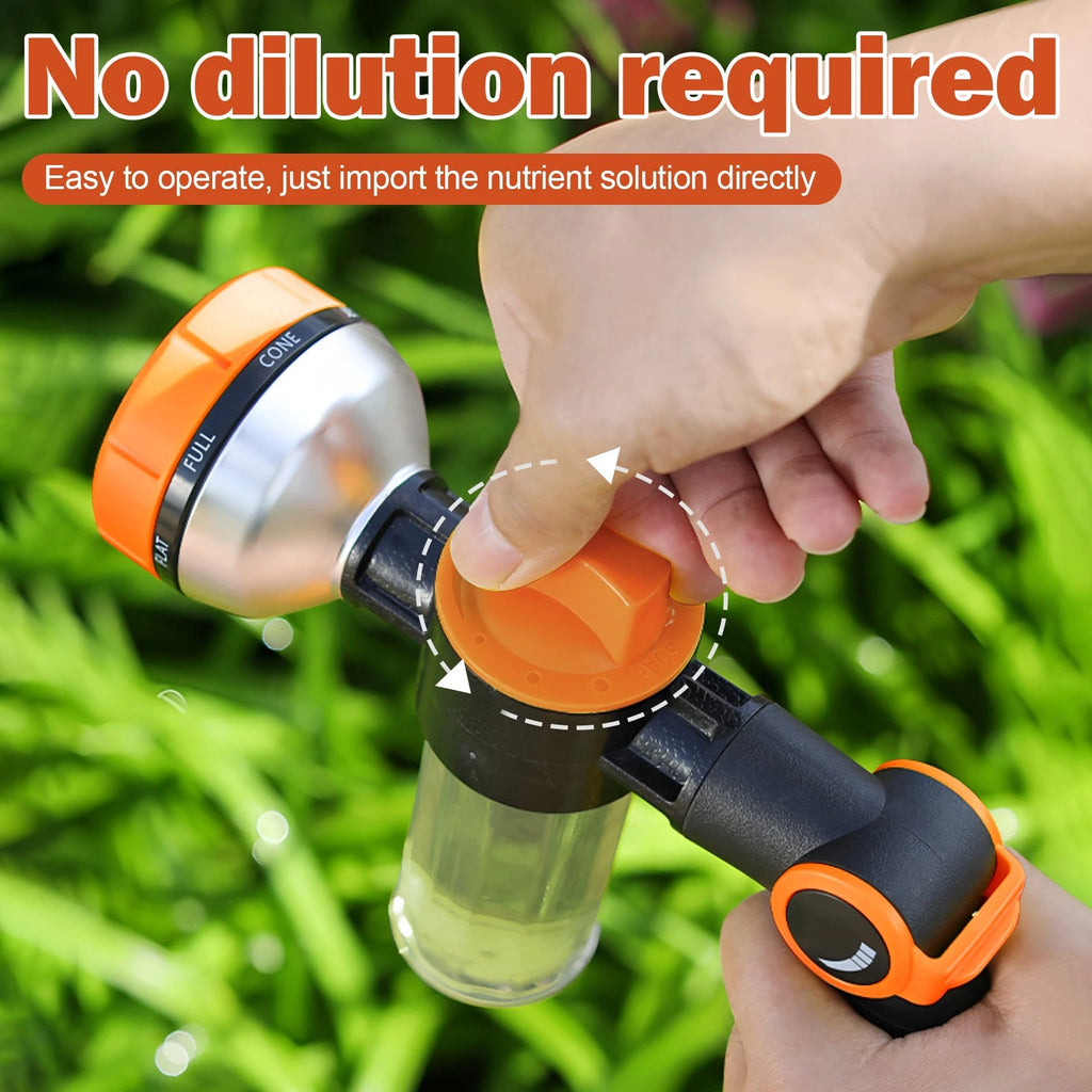 Foam Sprayer Gun, Pressure Nozzle for Car Wash, Watering, Pet Shower with Bottle