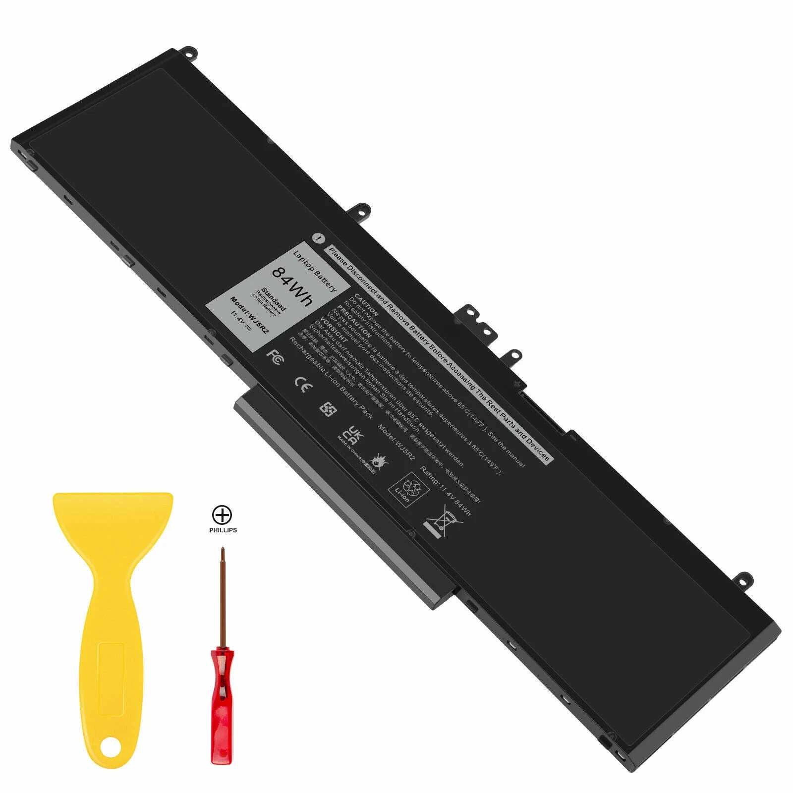 WJ5R2 84Wh Battery for Dell Latitude 5570 E5570 Precision 3510 4F5YV G9G1H 84Wh