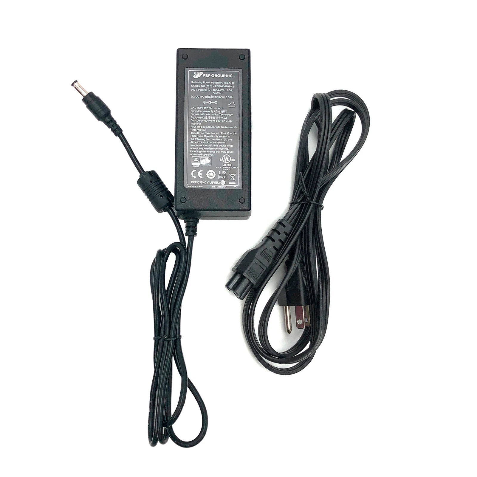 NEW Genuine FSP 40W AC Power Supply Adapter FSP040-RHBN2 12V 3.33A w/PC