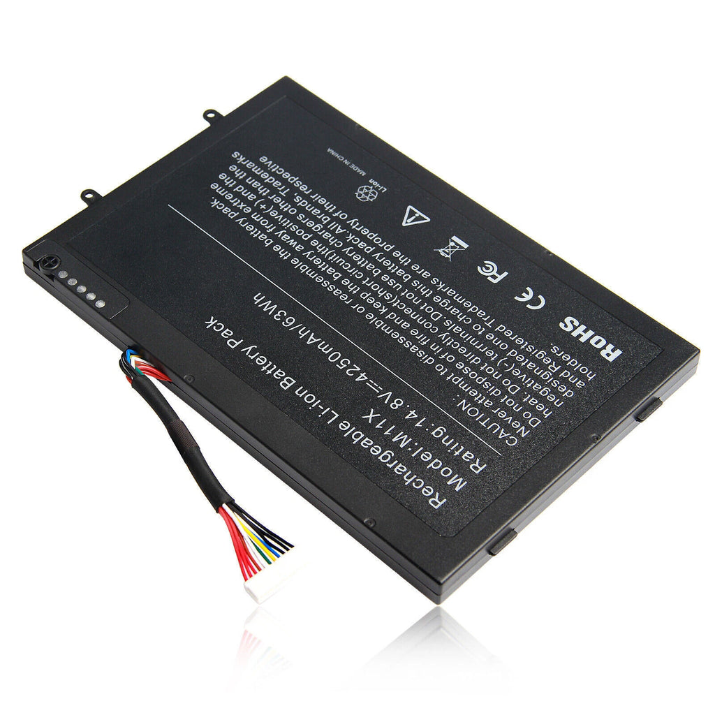 Battery for DELL Alienware M11x M14x R1 R2 R3 Series PT6V8 8P6X6 P06T P18G 63Wh