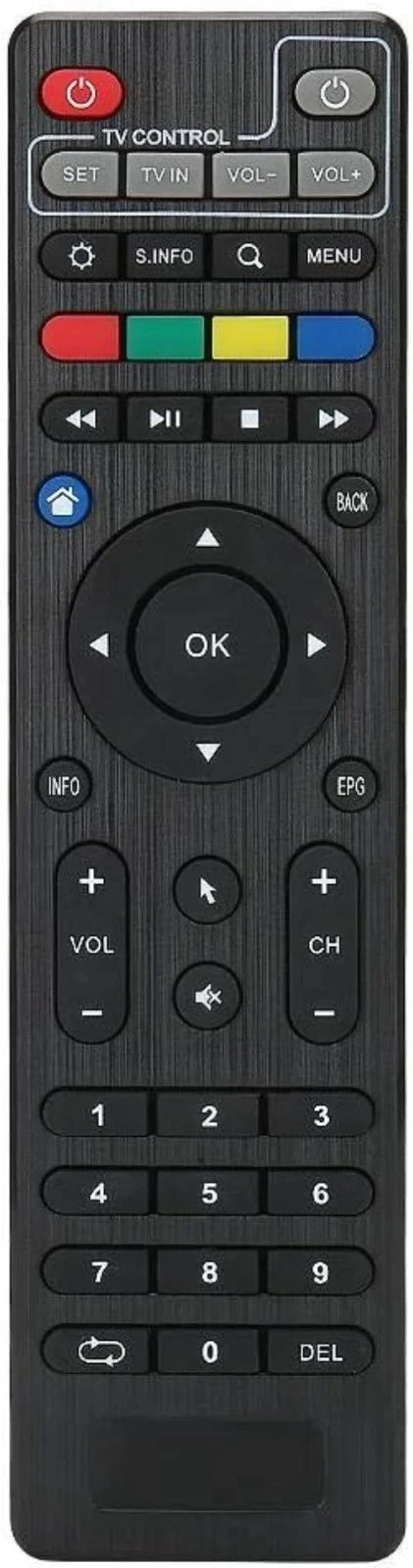 New Multifunctional TV Remote for Tvip 410/412/415/605/S300 Long-Lasting Battery
