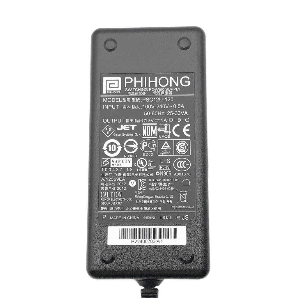 NEW Original Phihong AC Adapter GP-F120-100 for Ubiquiti Networks