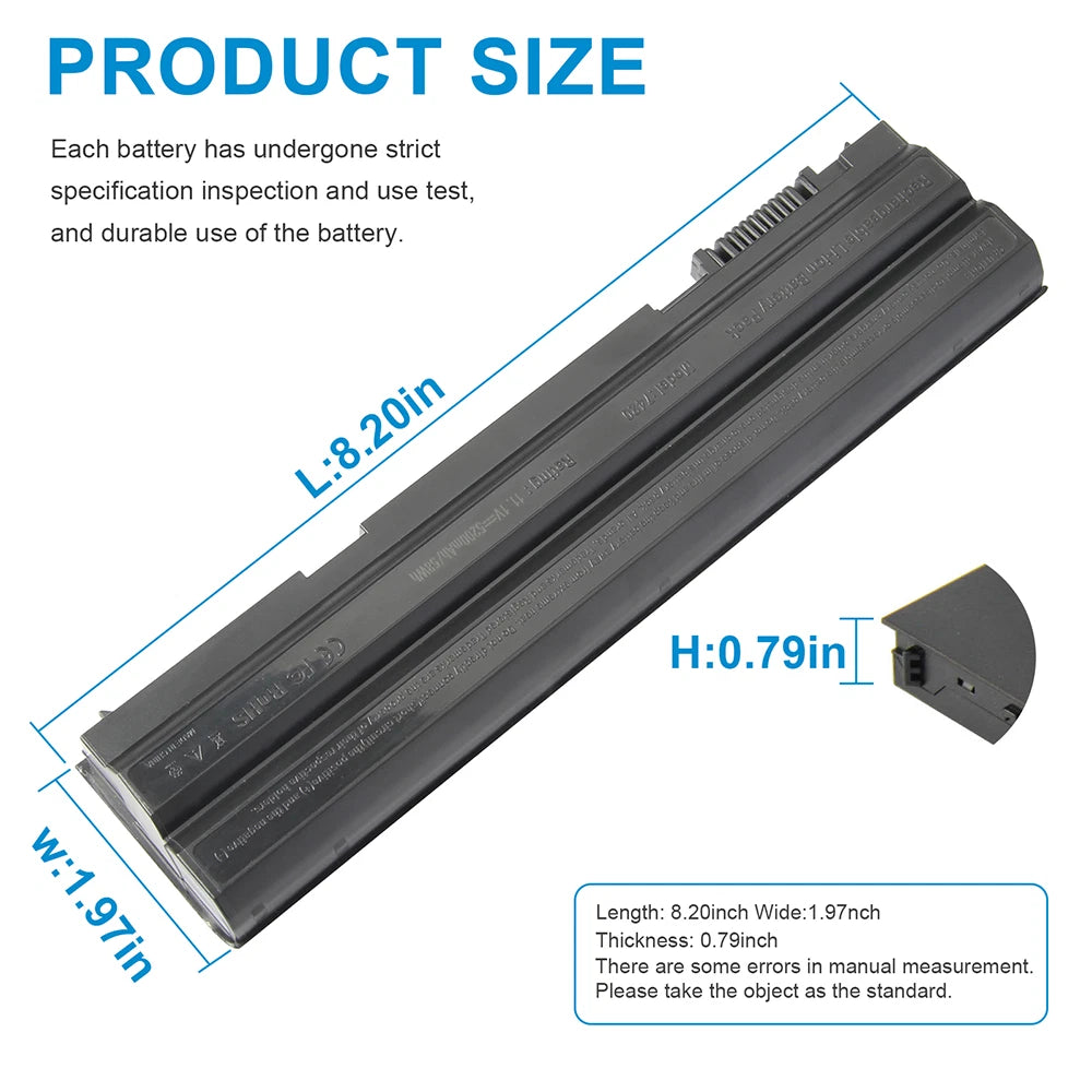Battery for Dell Latitude E6420 E6540 E6440 71R31 T54F3 T54FJ N3X1D E5430 E6430
