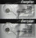 2 Energizer 335 SR512SW SR512W Watch Batteries Usa Seller