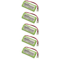 5pc Exell Cordless Phone Battery Compatible With GP70AAAH2BMJZR, 3101, 25210