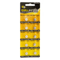 10pk Exell EB-L754 Alkaline 1.5V Watch Battery Compatible With AG5 393 LR48