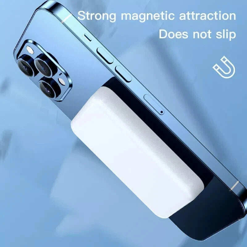 10000mAh Power Bank Magnetic Battery Pack Wireless Charger for iPhone 14/13/12/X
