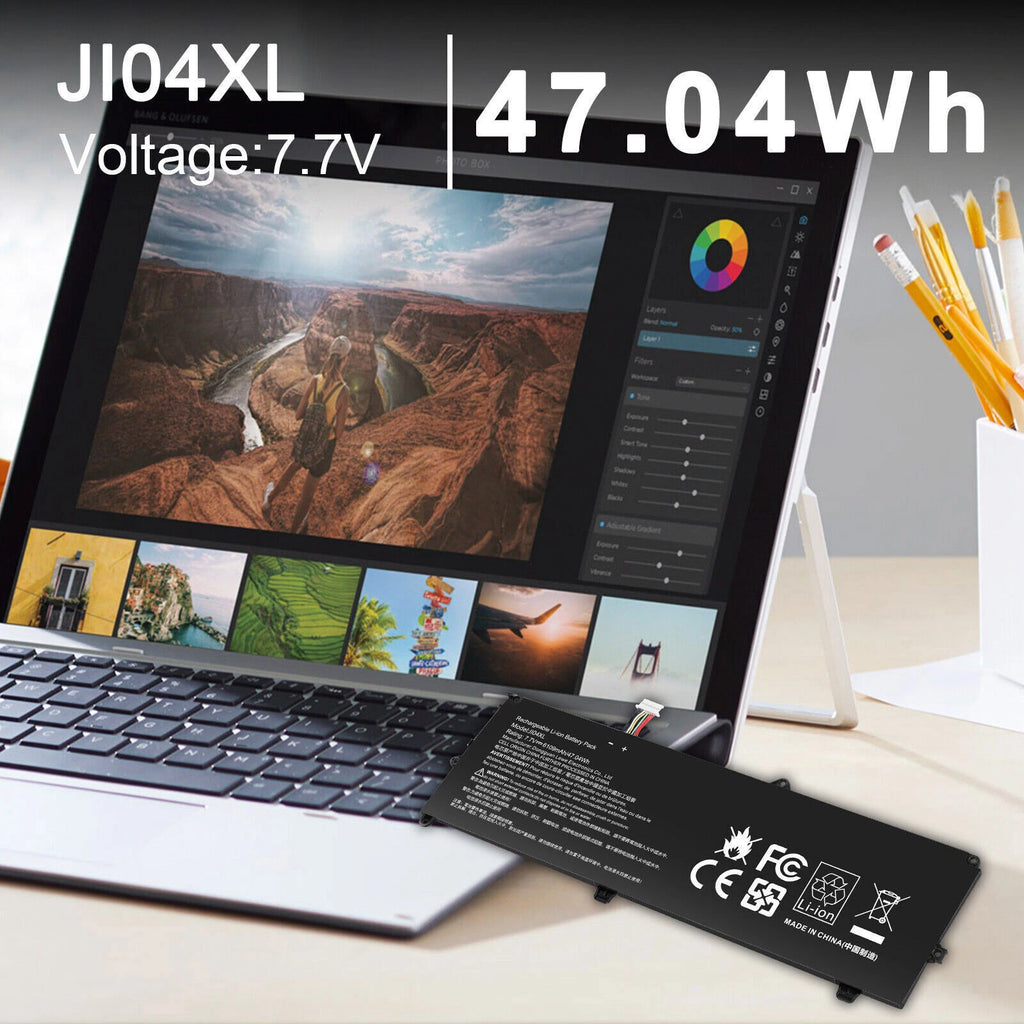 JI04XL Battery For HP Elite X2 1012 G2-1LV76EA 901247-855 901307-541 HSN-I07C