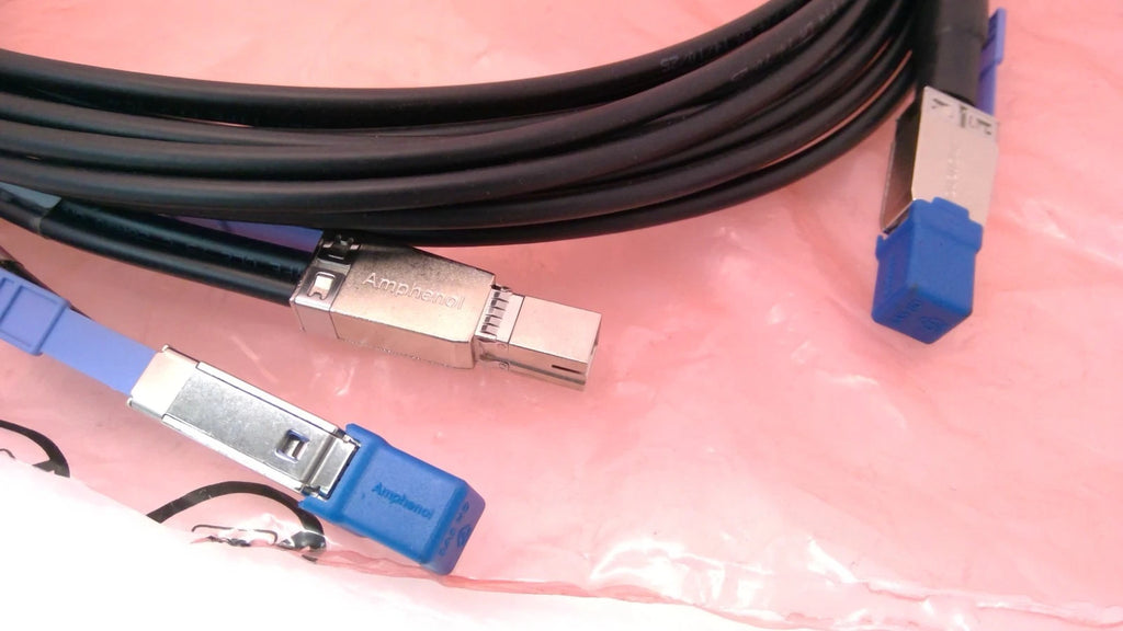 OPEN BOX HP 804969-004 SFF-8643 Splitter Cable 2m amphenol 1-to-2