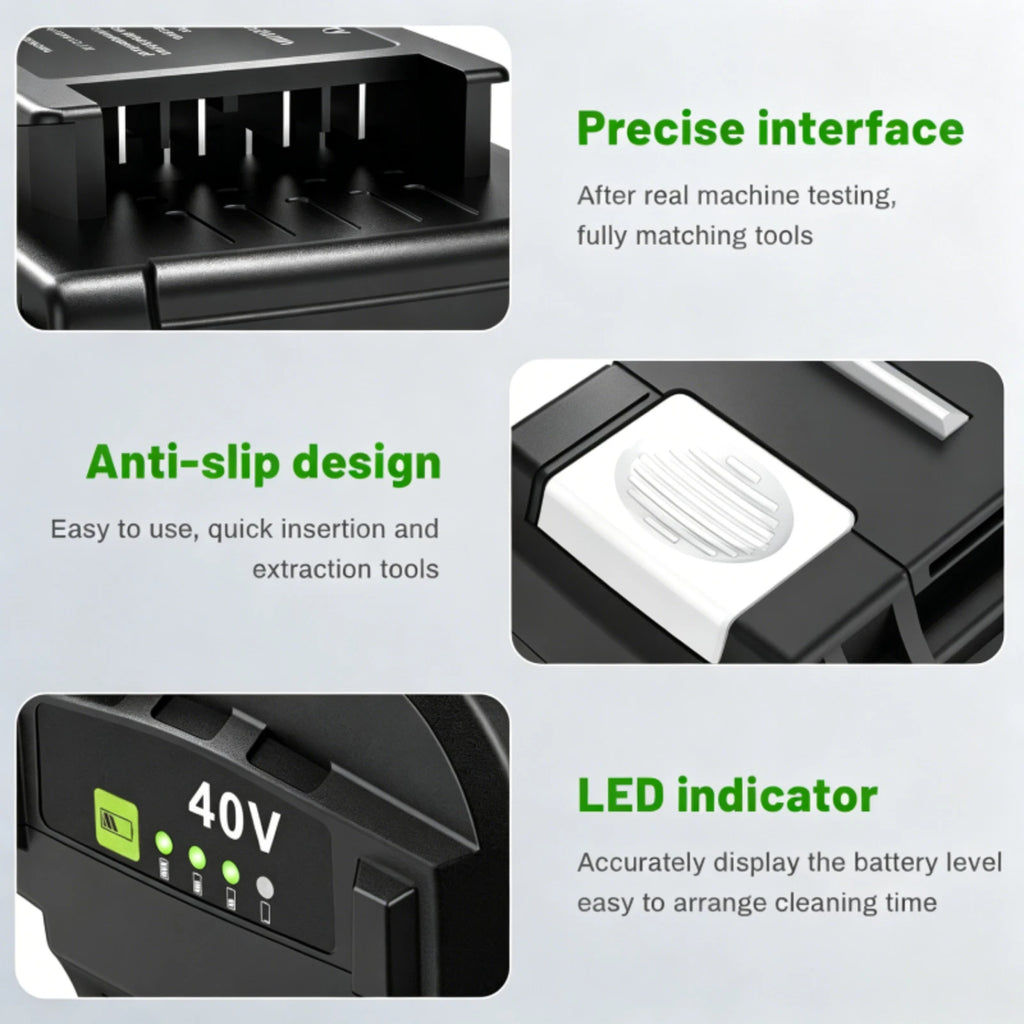 40V 6.0Ah Battery for Ryobi 40 Volt Lithium OP4050 OP40602 OP40261 OP4060 OP4030