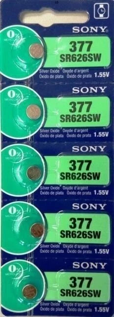 Sony 377 SR626SW Watch Battery - 2Pc