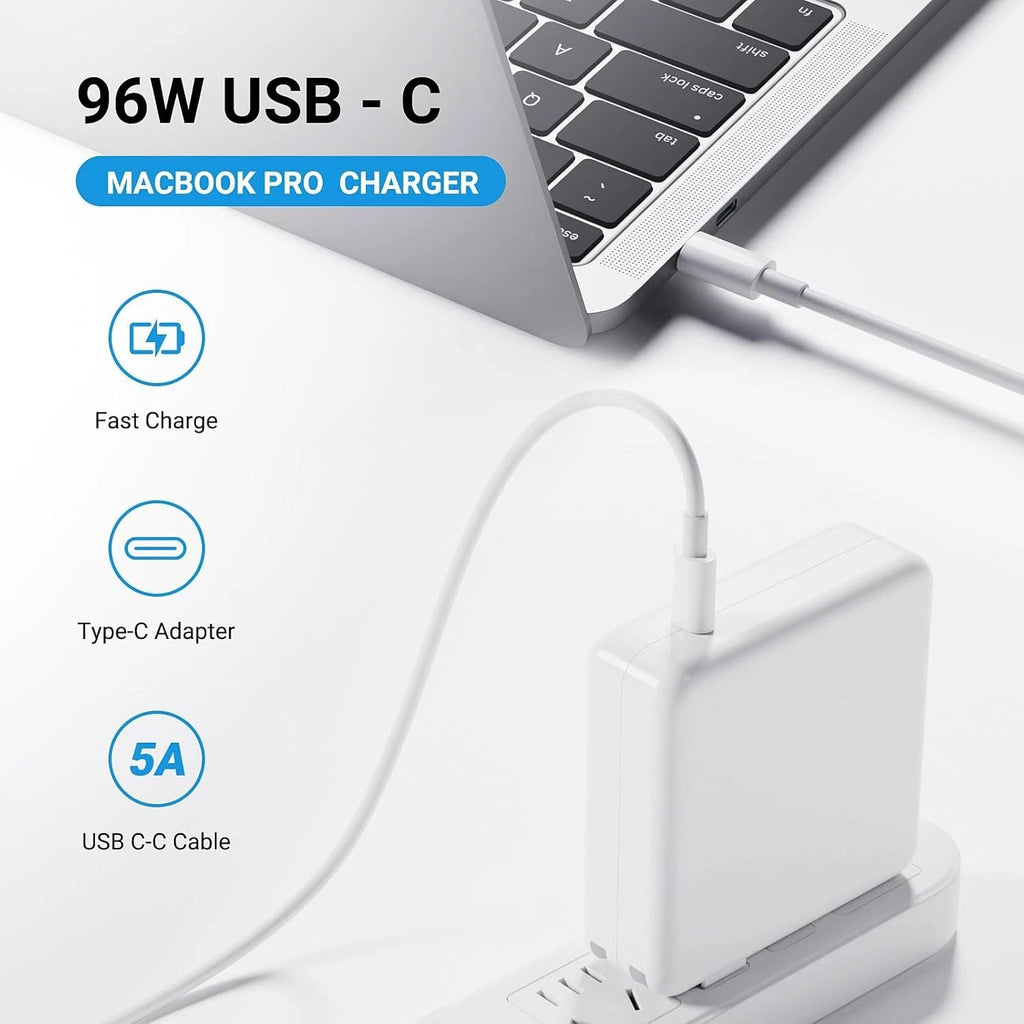 Universal Power Adapter USB C Laptop Charger Compatible with 45W 65W 96W