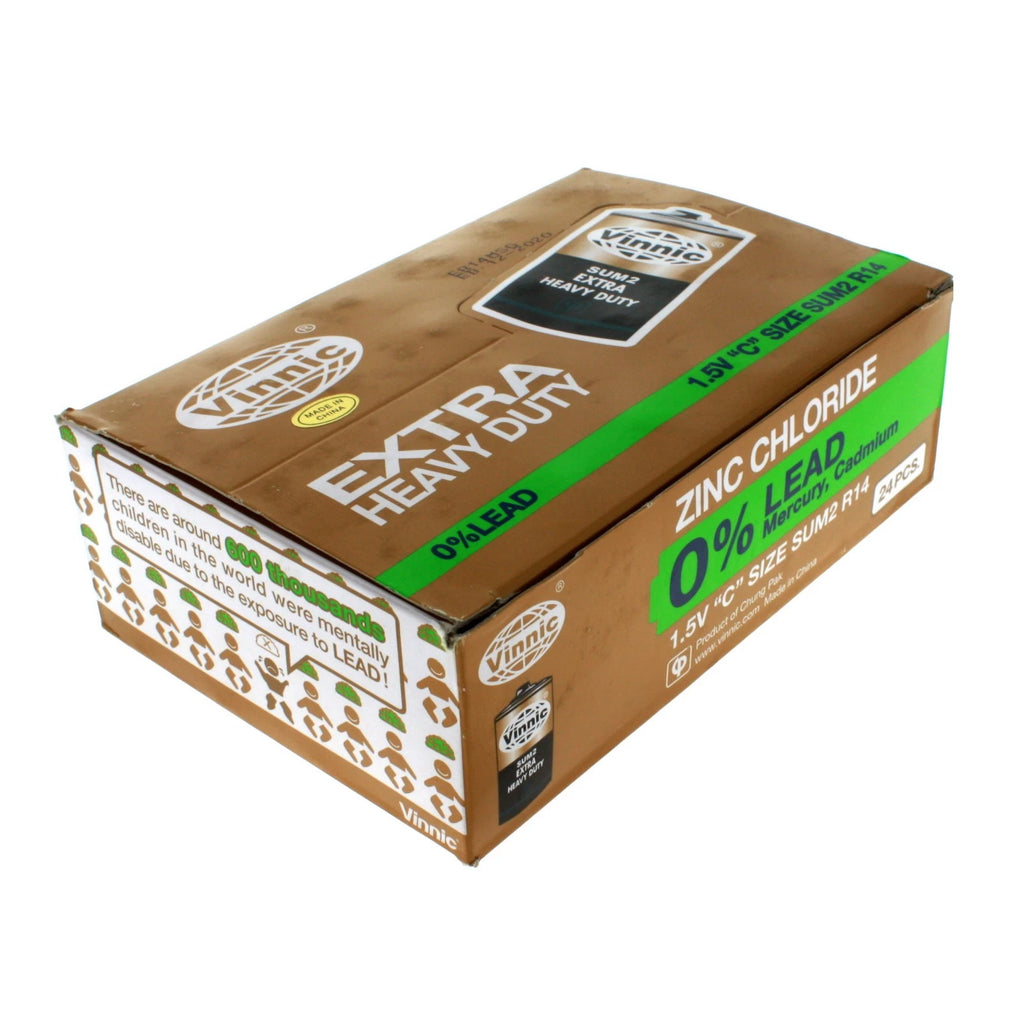 CHEAP 24pc C Size Batteries For Tsunamis, Landslides, Hurricanes IN-STOCK