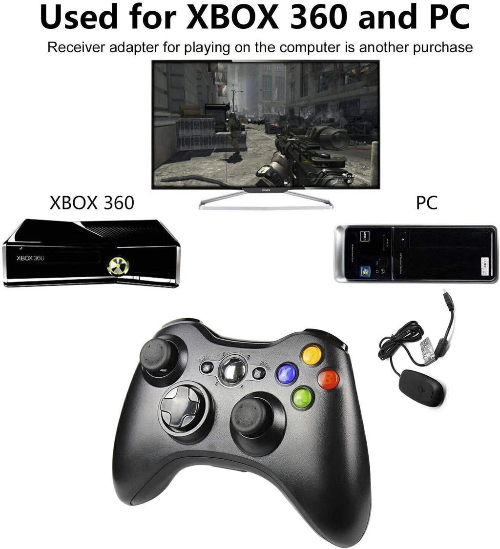 USB Wireless Game Controller Gamepad Joystick For Microsoft Xbox 360 PC Windows