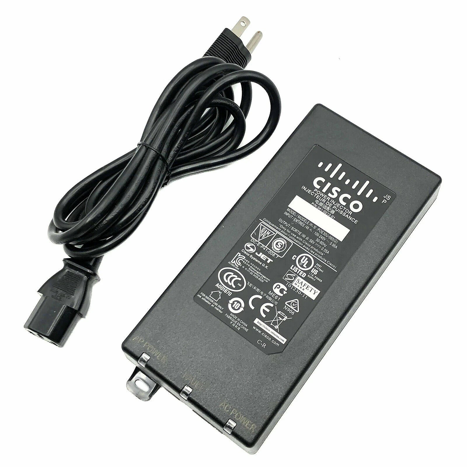 NEW Original Cisco Meraki MA-INJ-4-US Power Injector 802.3at PoE 56V OEM