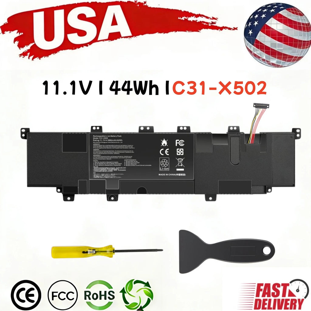 C31-X502 C21-X502 Battery for Asus VivoBook X502 X502C X502CA S500 S500C P500CA