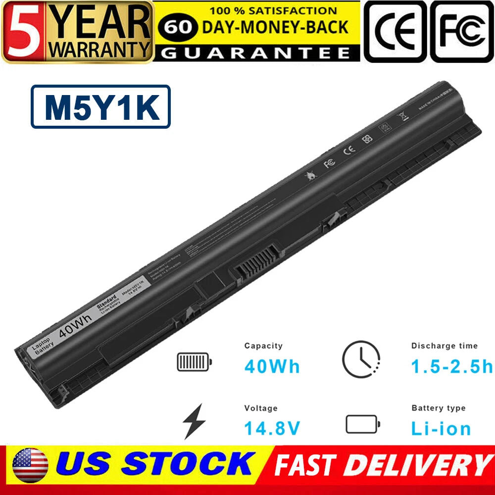 M5Y1K Battery FOR DELL Inspiron 3451 3551 3567 5558 5758 14 15 3000 Series PC