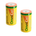 2x OmniCel ER34615HD/S High Drain Lithium Thionyl Chloride Battery AMR Backup