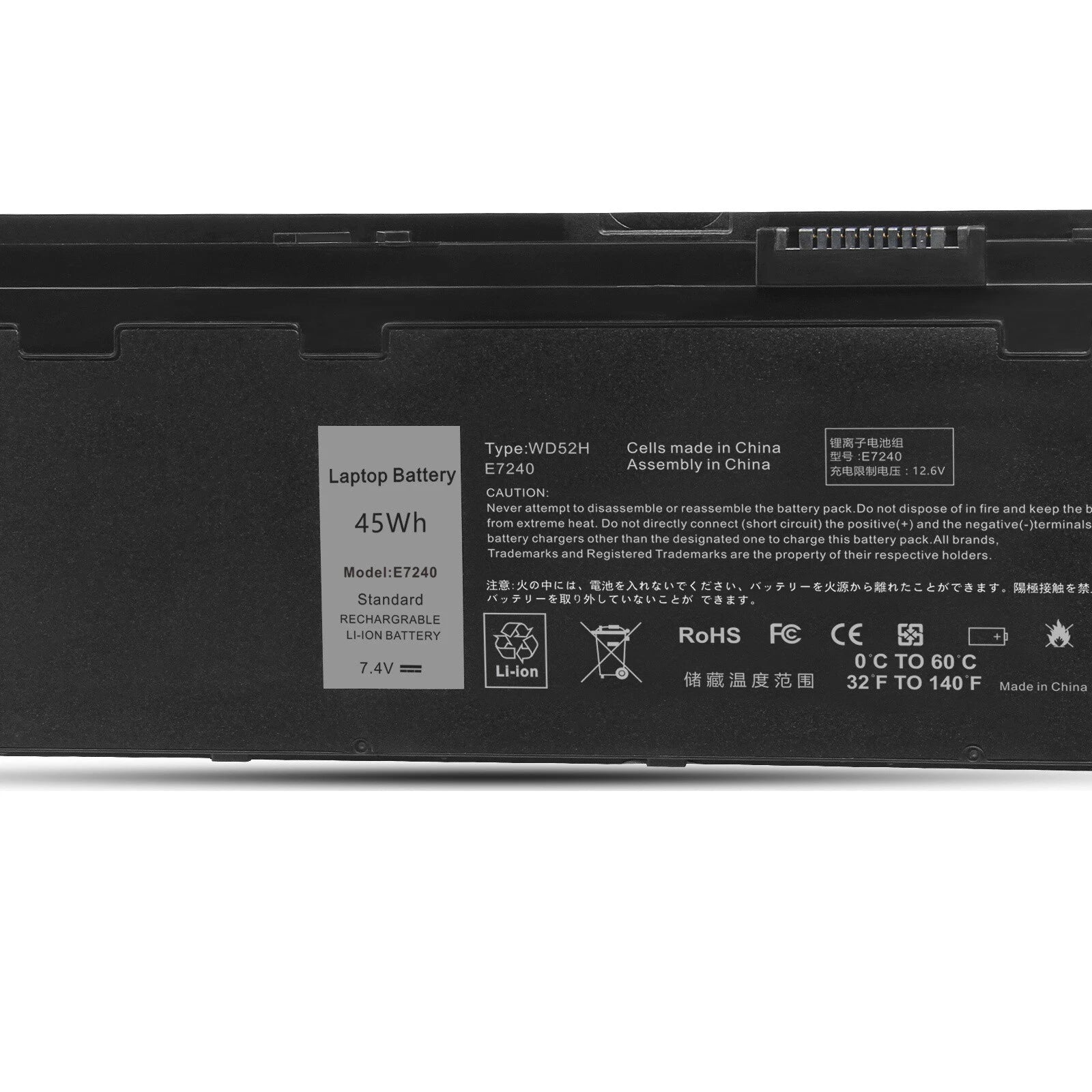 WD52H Battery for Dell Latitude E7240 E7250 Ultrabook GVD76 KWFFN VFV59 Laptop