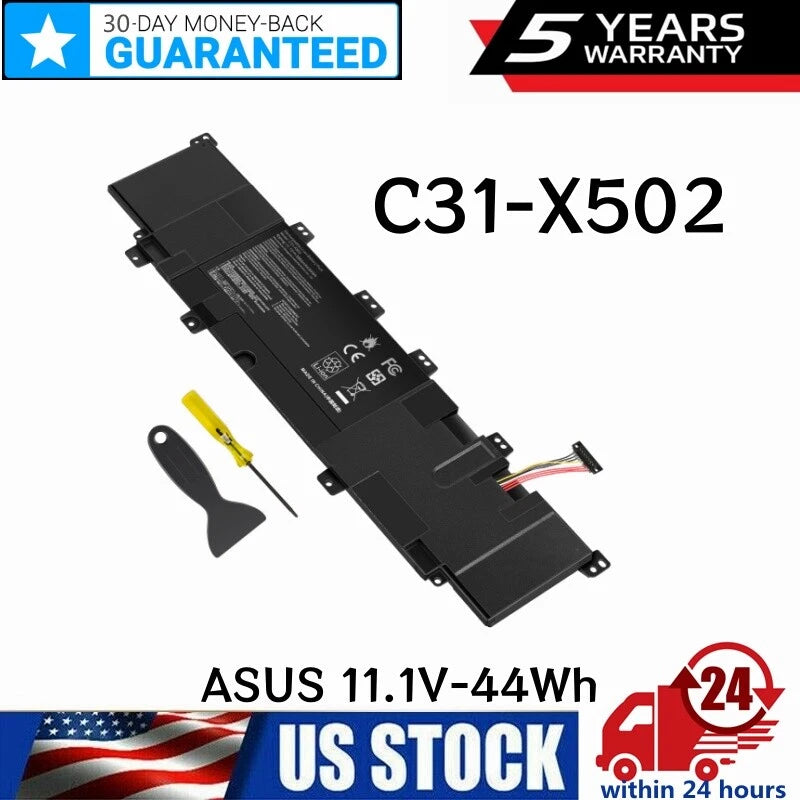 C31-X502 Battery for Asus VivoBook S500C S500CA PU500 PRO500CA C21-X502 44wh