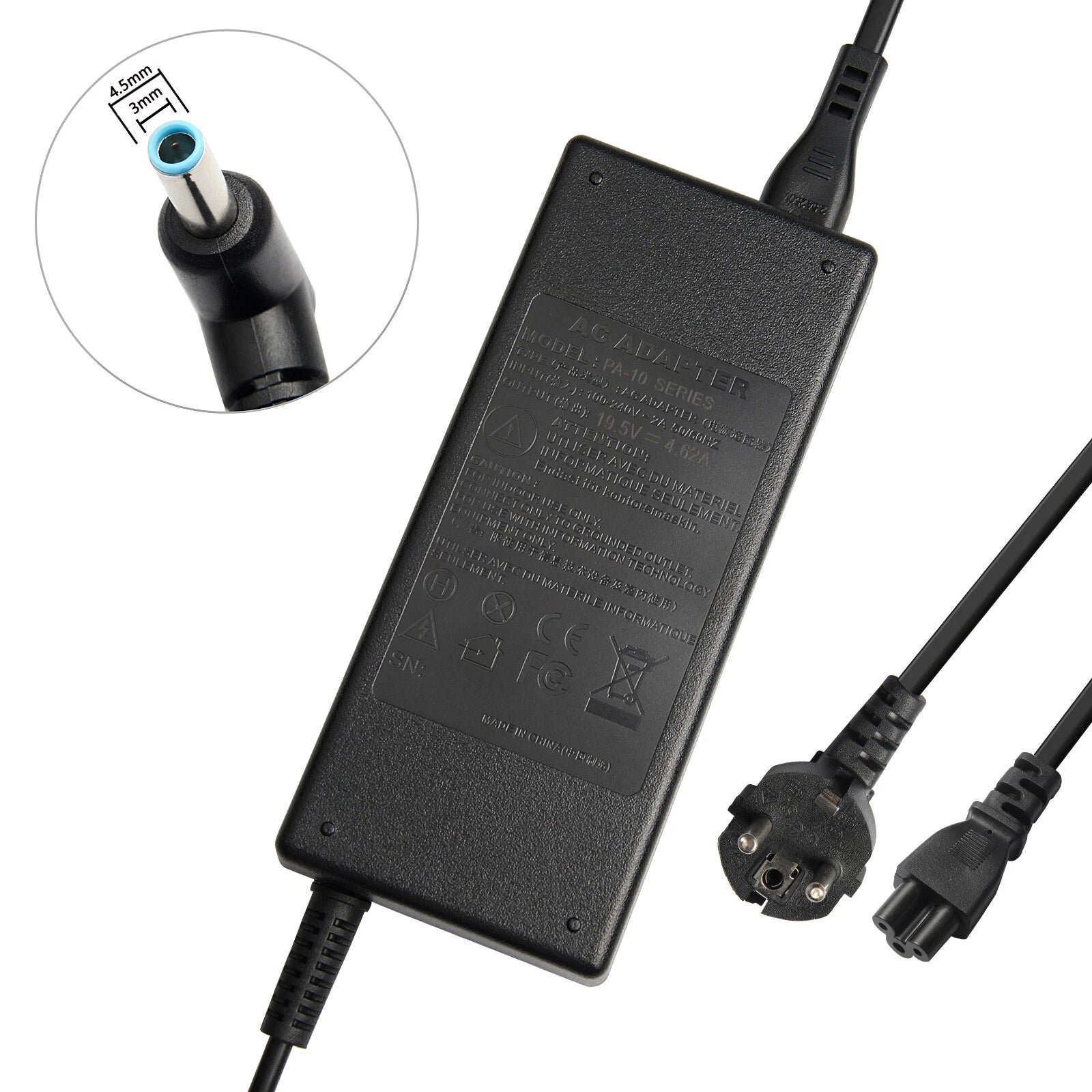 90W AC Power Adapter Charger For HP Envy 17T-J000 17T-J100 Laptop Supply Cord