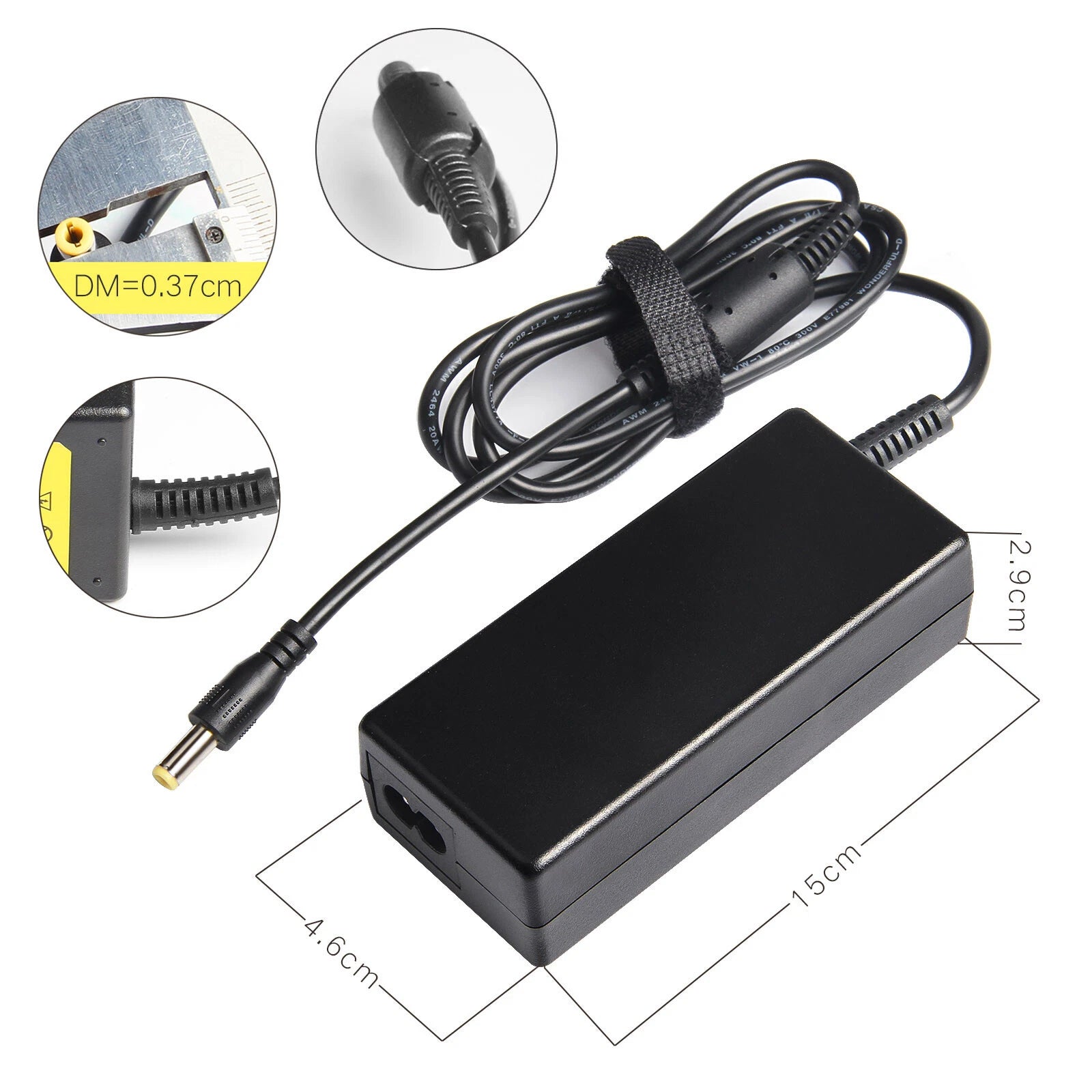 Premium 5Amp Power Adapter with 8 way splitter for Night Owl Cameras 12v Charger