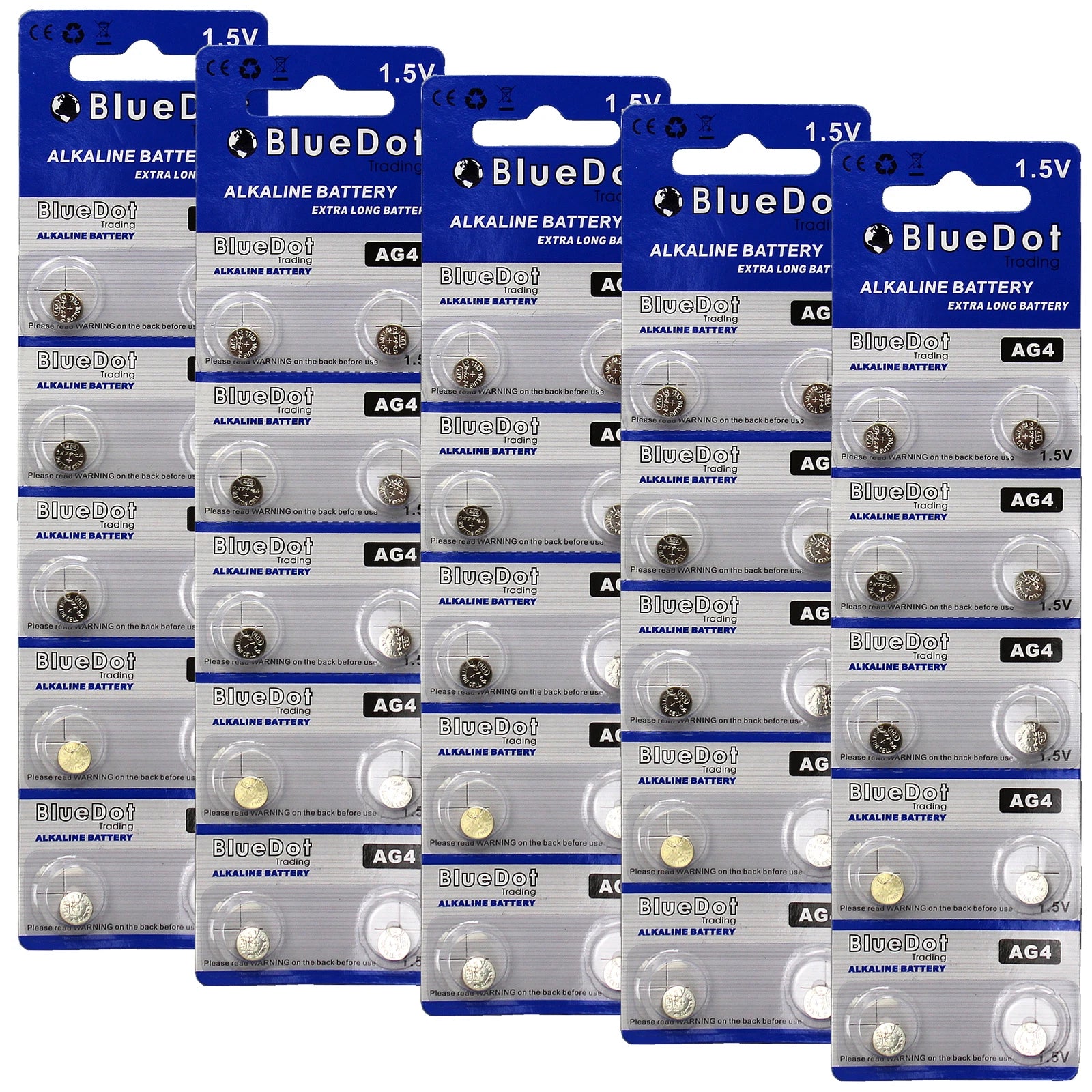 NEW! 377 177 LR66 AG4 SR626 BlueDot Watch battery 50 Pieces FREE USA SHIPPING