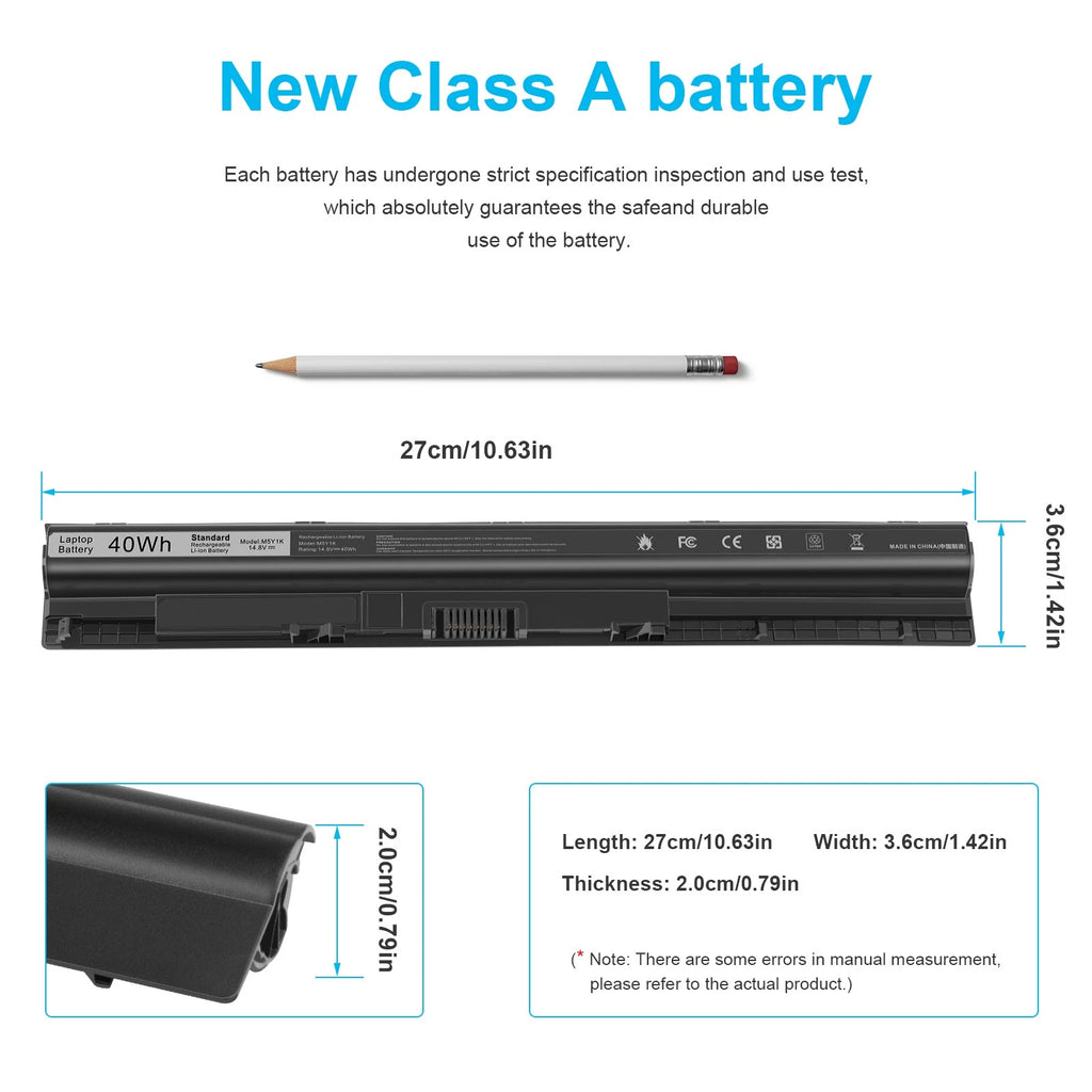 ?Genuine OEM M5Y1K Battery For Dell Inspiron 3451 5451 5551 5555 5558 5559 40Wh