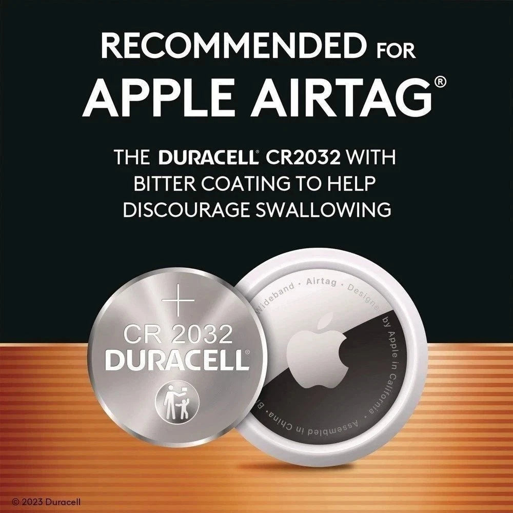 6 2032 Duracell Coin Cell Batteries - Lithium 3V - (CR2032, DL2032, ECR2032)