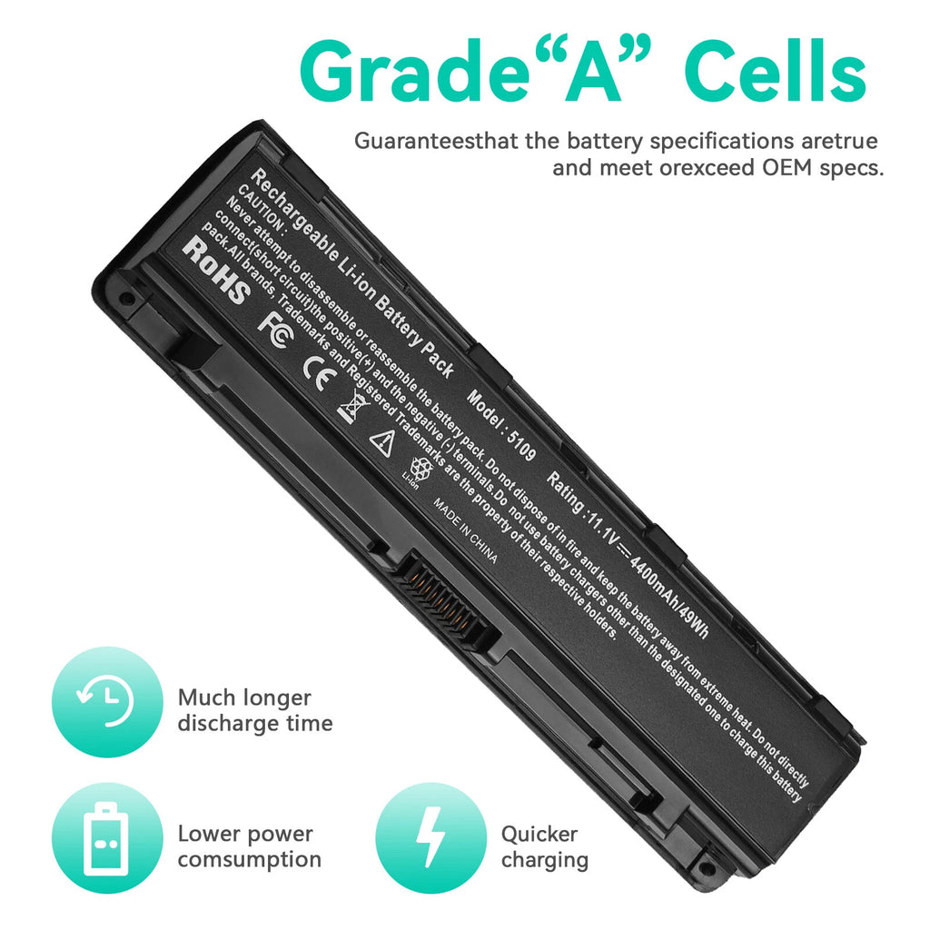 PA5109U-1BRS PA5024U-1BRS Battery For Toshiba Satellite C55 C70 C850 PA5108U NEW
