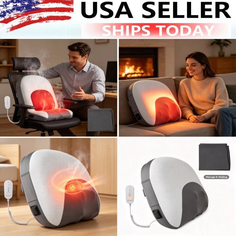 Neck Massager 2026 Neck and Back Relaxer with Heat 3 Modes Shiatsu Cervical OY