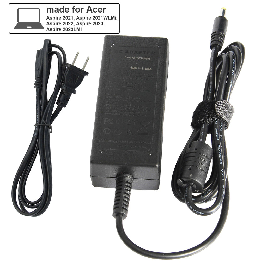 30W Adapter Charger For HP Compaq Mini 110-1000 210-1091NR 700 CQ10 Power Cord