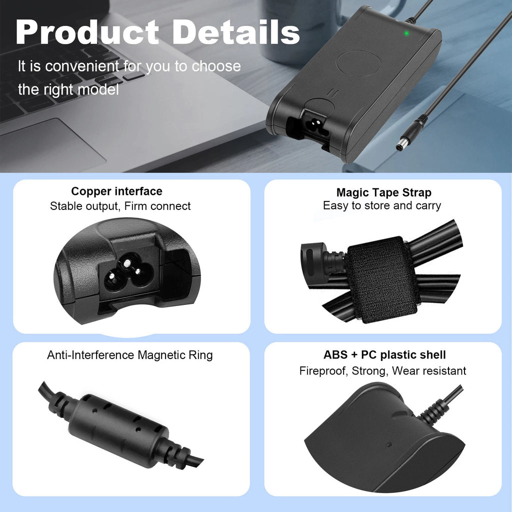 AC Adapter 90W Power Supply For Dell Inspiron 17R N7010 N7110 N5010 N5011 Laptop