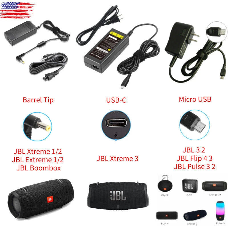 Adapter For JBL Wireless Bluetooth Speaker Xtreme/Boombox/Extreme Power Supply