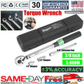 ?Torque Wrench Adjustable Torque Wrench 3/8"Drive 5-60NM W/ 1/2'' &1/4'' Sockets