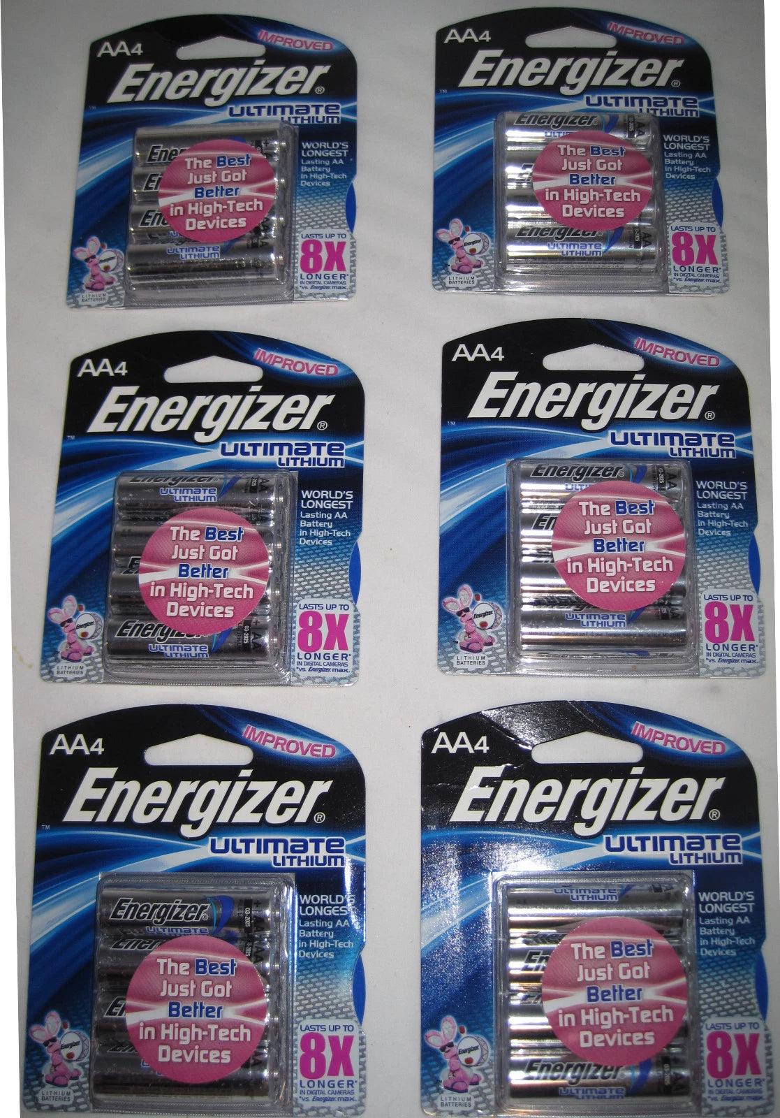 Energizer Ultimate L91BP-4 Lithium AA Battery - 24 Batteries