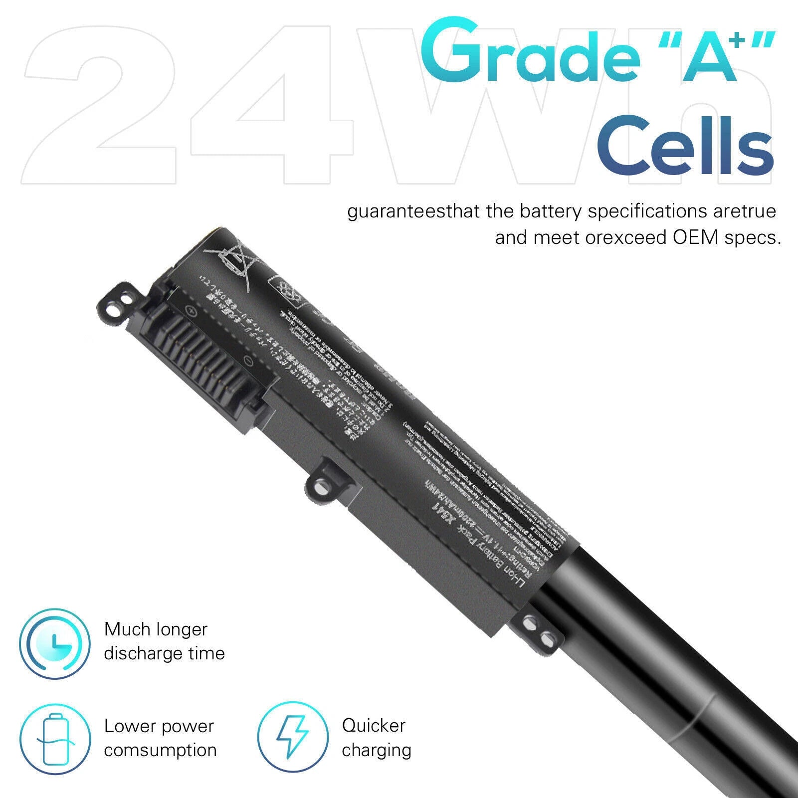A31N1601 LAPTOP BATTERY FOR ASUS X541 X541S X541N X541SC R541UJ R541UA F541UA