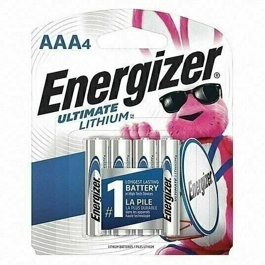 Energizer Ultimate Lithium 8 AAA Batteries Battery 12-2039 AAA8 Pack 2-4 packs